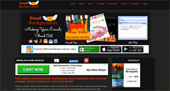 Desktop Screenshot of emailbackgrounds.com